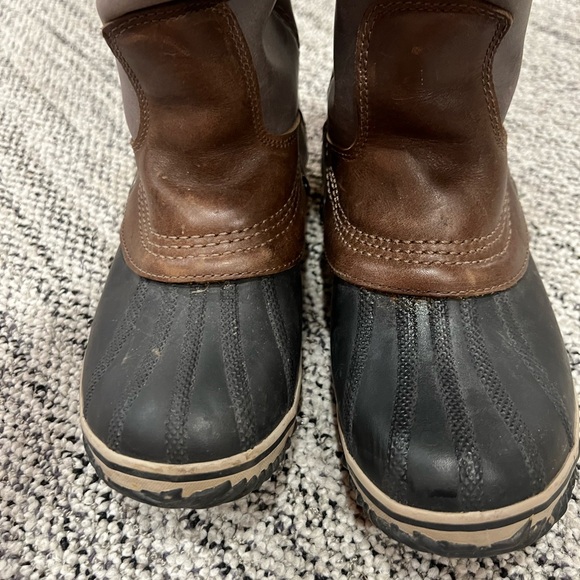 COPY - Sorel Women’s slimpack tall riding duck boots gray leather snow winter s… - Picture 9 of 12